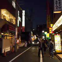 ทิวทัศน์ของเมืองที่เป็นฉากในซีรีส์ Mahoro Yokochou.