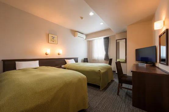 นี่คือห้องพักเตียงคู่ใหม่.