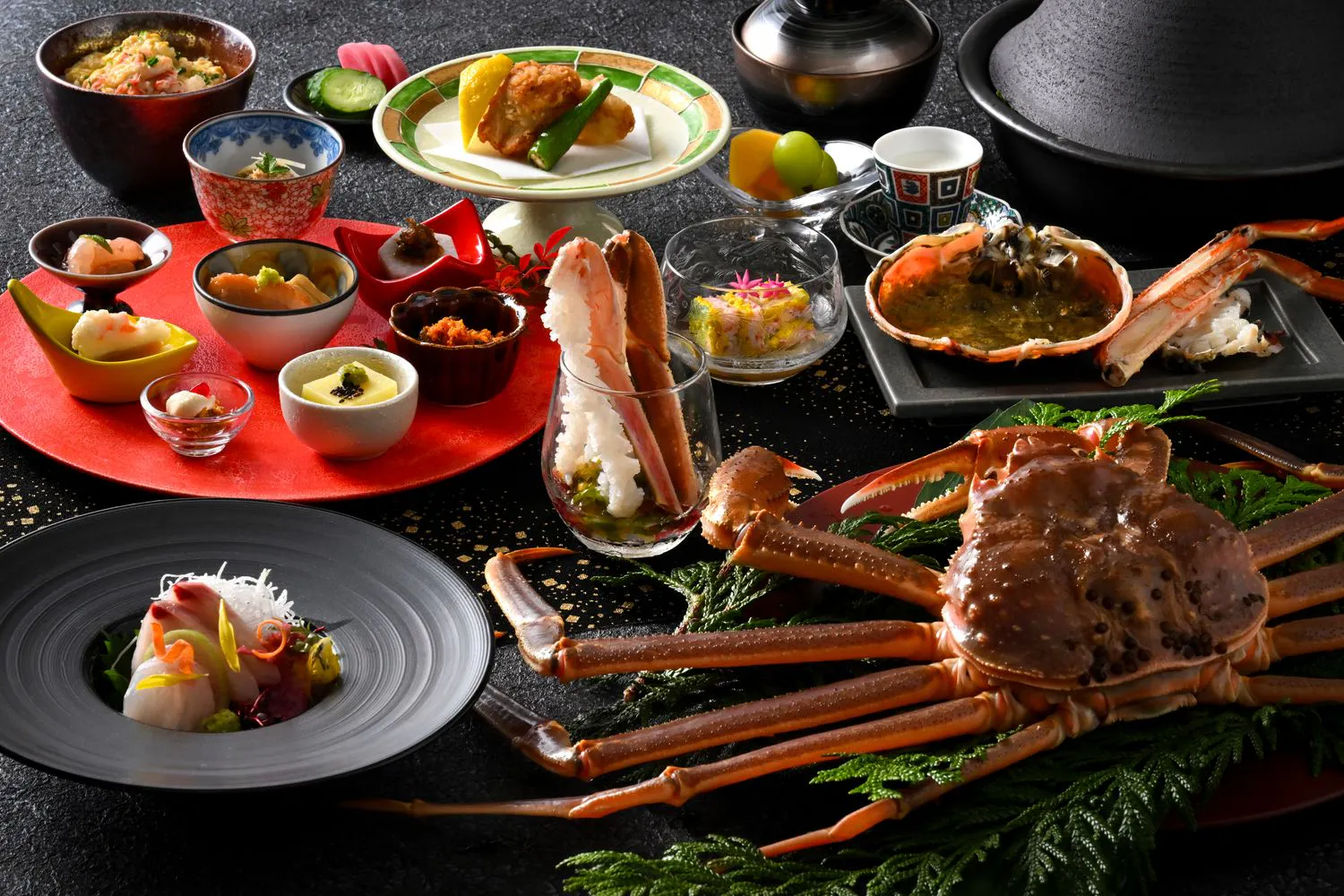 Cua sống Kita Hachi ■ Hình ảnh minh họa bữa tiệc kaiseki cua sống