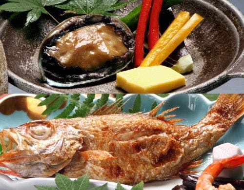 あわび&のどぐろ