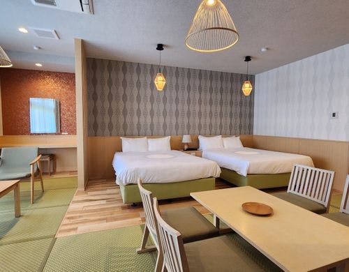 O【2階和洋室ツインベッド】