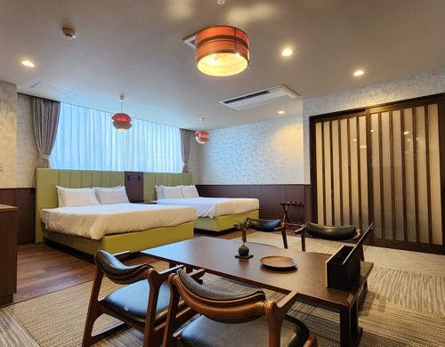 K【2階和洋室】（客室温泉和風呂付）