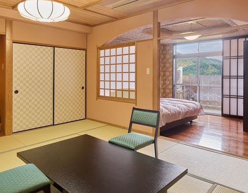 半露天風呂付和洋室