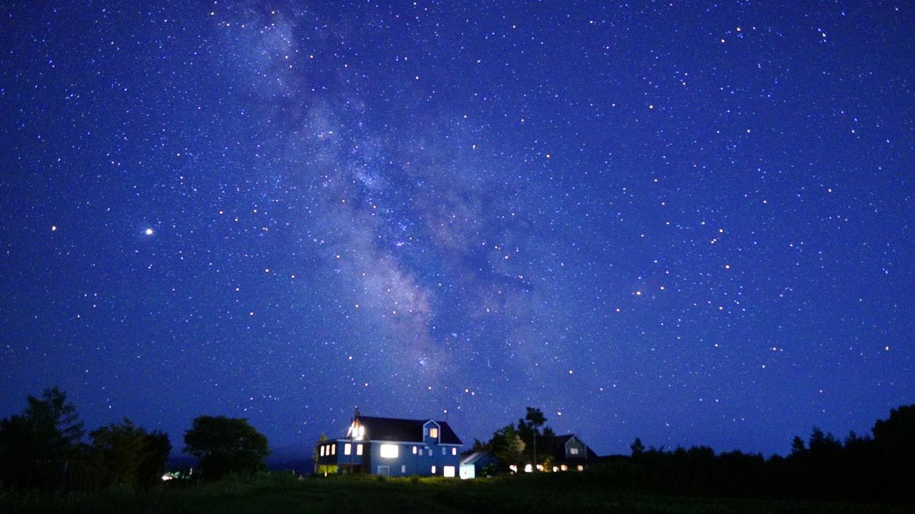 ท้องฟ้าที่เต็มไปด้วยดวงดาว - ที่พักที่ภูมิใจในท้องฟ้าที่เต็มไปด้วยดวงดาว, คิโยซาโตะ อีฮาโทฟุ.