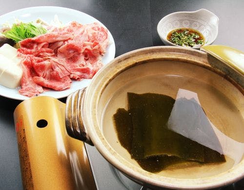 割烹旅館のしゃぶしゃぶを食す・・・