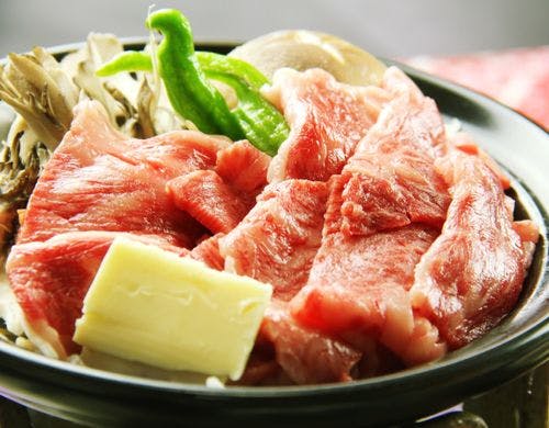 《匠の膳　一例》新潟和牛の陶板焼き