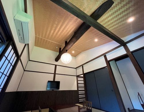 開放感のある天井