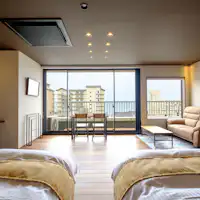 ห้องพักพร้อมอ่างอาบน้ำชมวิวชั้น 5 สไตล์ตะวันตก