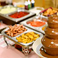 อาหารเช้าแบบบุฟเฟ่ต์ครึ่งหนึ่ง