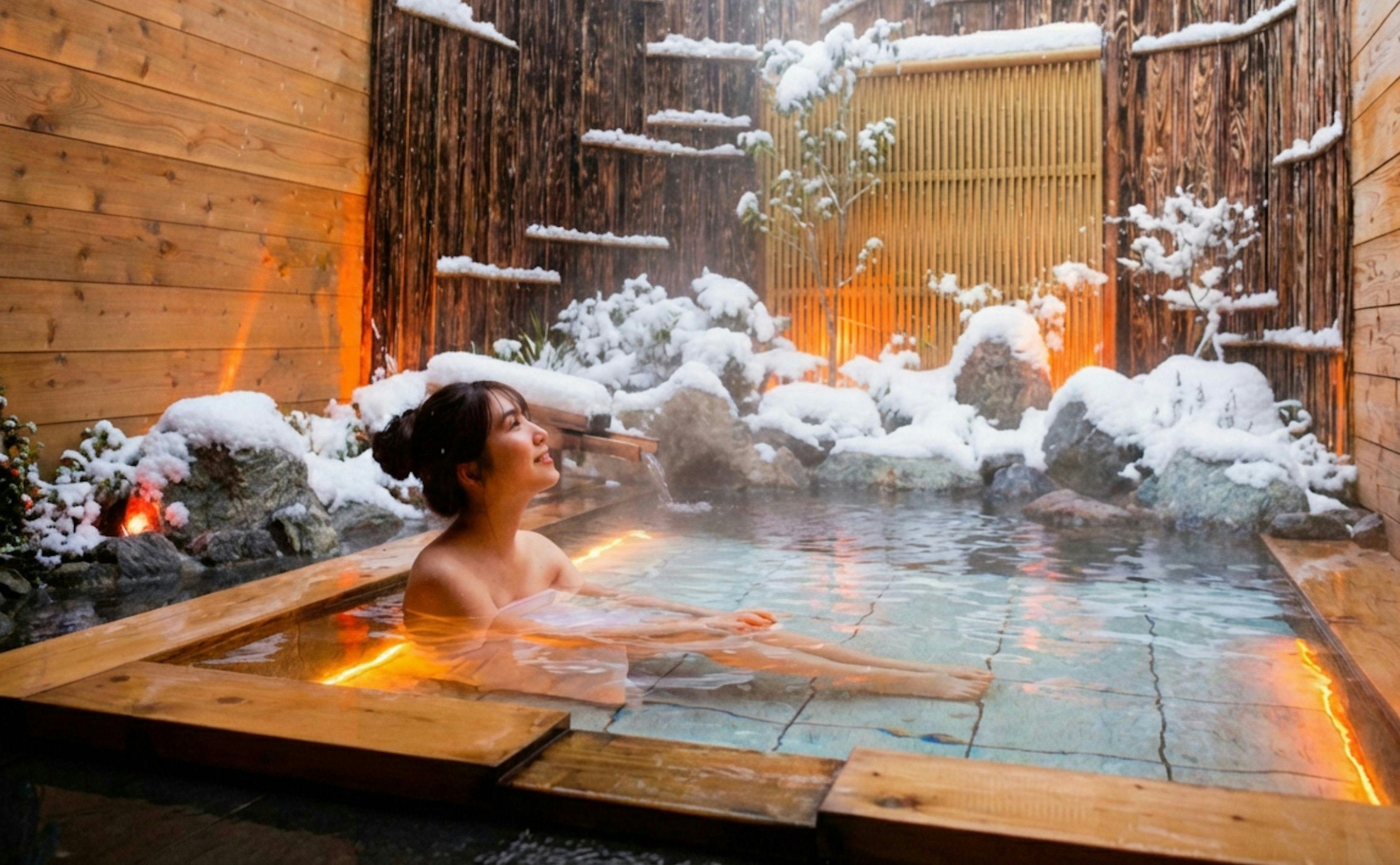 ออนเซ็นกลางแจ้งส่วนตัว