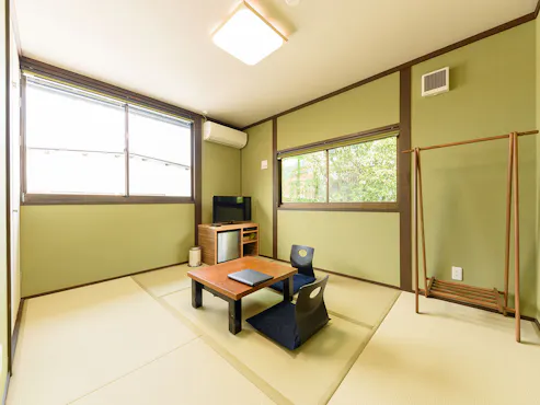 Lantai 2 bangunan tambahan: Kamar bergaya Jepang 6 tatami, toilet bersama 【Moegi】