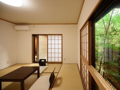 温室風呂付和室6畳+バス・トイレ付【櫻】