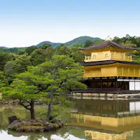 - คินคะคุจิ สถานที่ท่องเที่ยวที่เป็นตัวแทนของเกียวโต