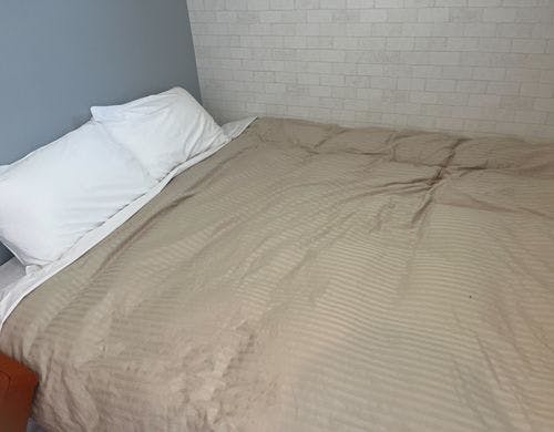 シモンズのダブルベッド