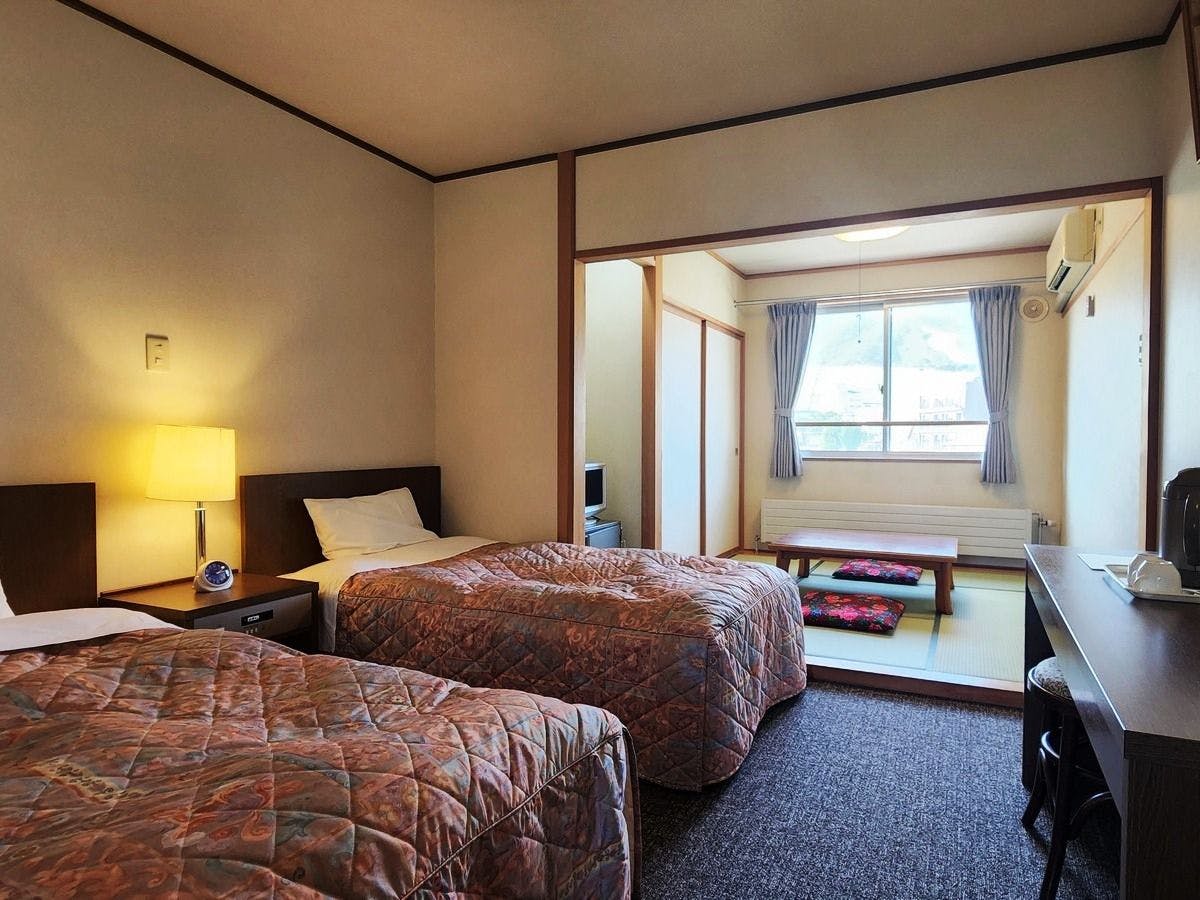 【ห้องพัก】ห้องสไตล์ญี่ปุ่นและตะวันตกในอาคารใหม่