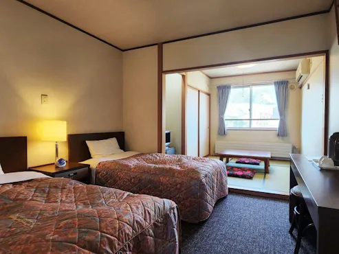 【ห้องพัก】ห้องสไตล์ญี่ปุ่นและตะวันตกในอาคารใหม่