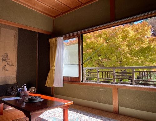 洞川の紅葉は10月下旬から11月上旬が見頃。