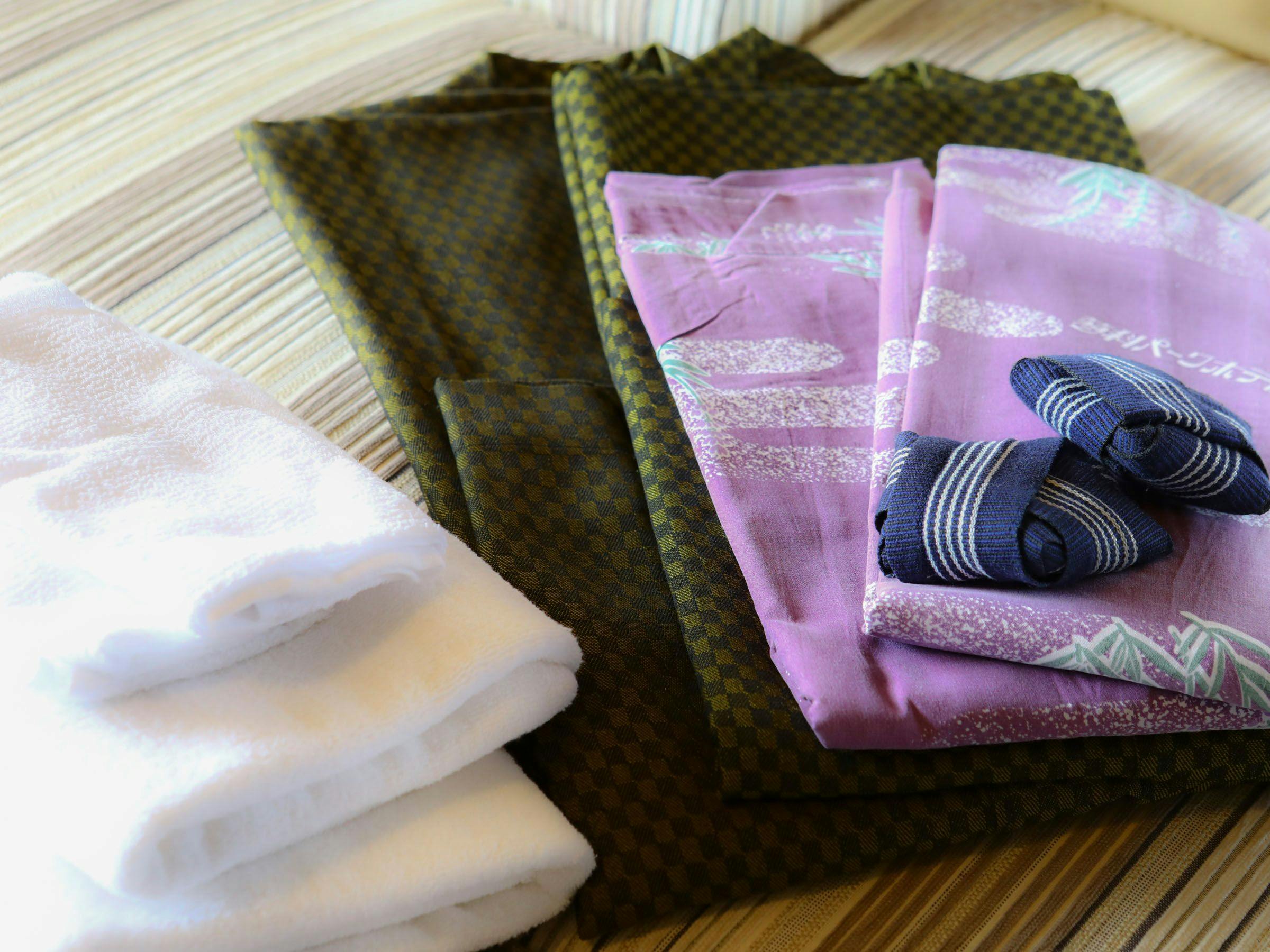 ■ มีชุดยูกาตะเตรียมไว้ในห้องพัก