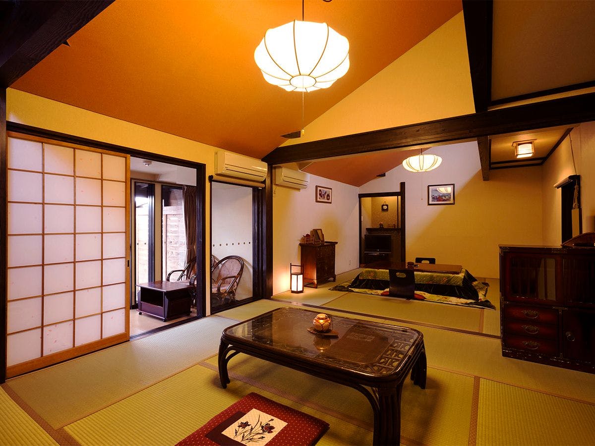 ・＜Gambar Kamar＞ Ini adalah Kamar bergaya Jepang dengan dua ruangan.