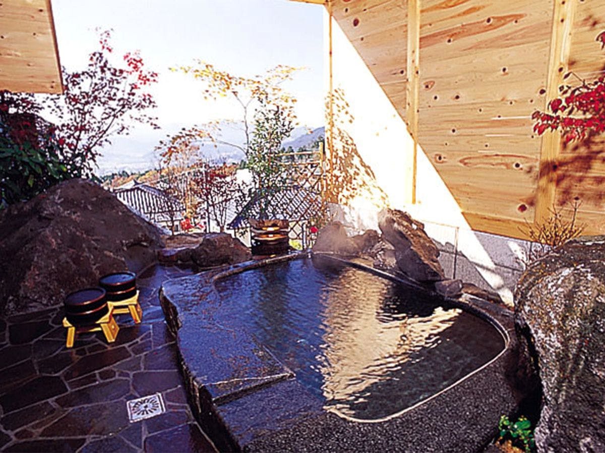 ・<Kamar dengan pemandian terbuka> Semua kamar dilengkapi dengan pemandian terbuka!