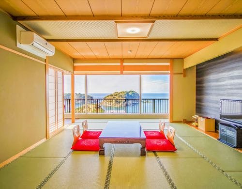 【二間部屋Ｄ】海側角部屋+和洋室（禁煙）