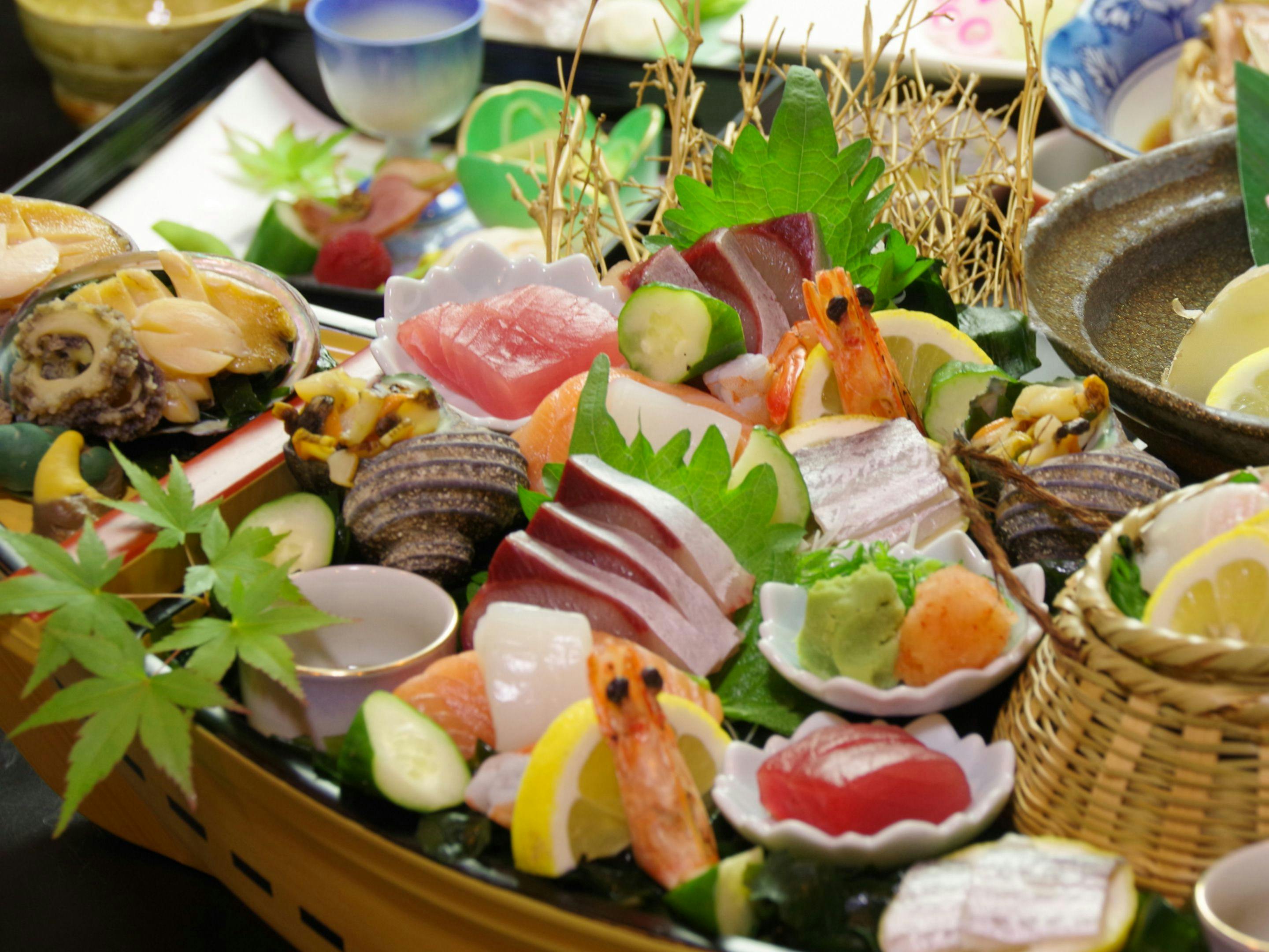 海鮮會席生魚片高級套餐