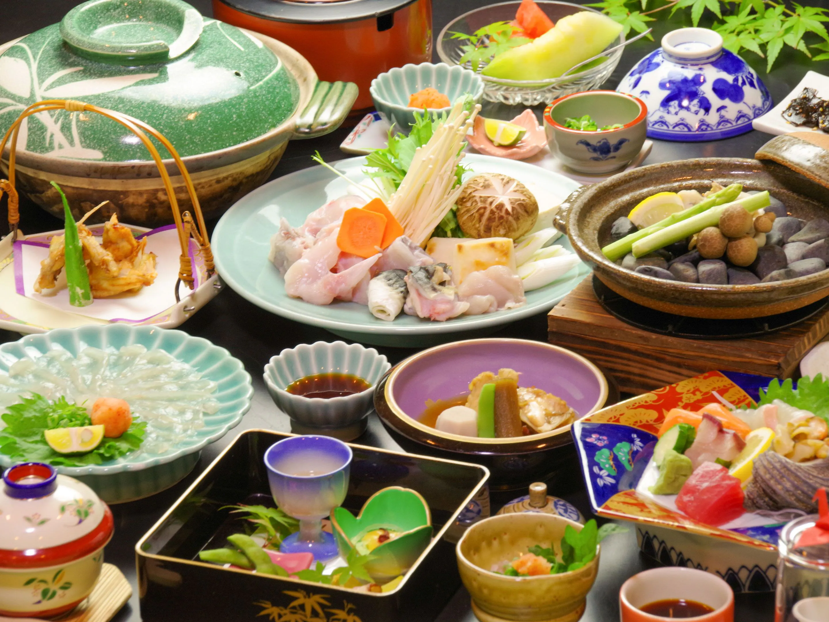 ☆Thực đơn kaiseki cá nóc trọn gói☆