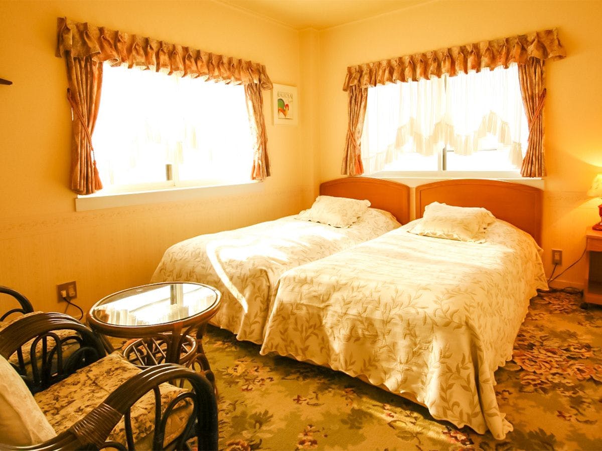 ตัวอย่างห้องพักแบบเตียงคู่