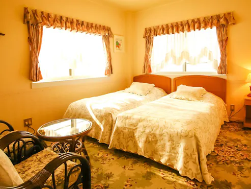 ตัวอย่างห้องพักแบบเตียงคู่