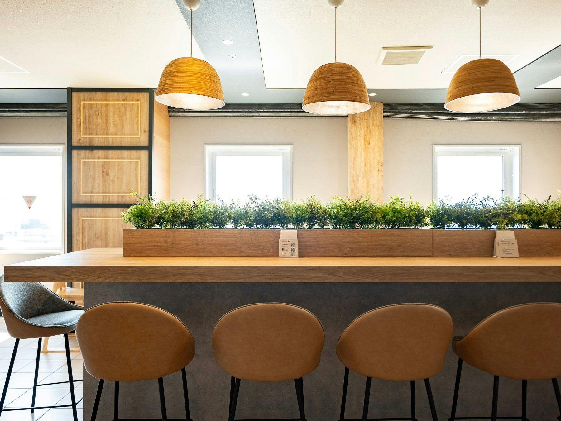 Lounge Lifestyles yang disinari sinar matahari pagi