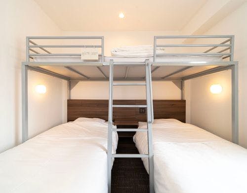 お子様に人気のロフトベッド付き