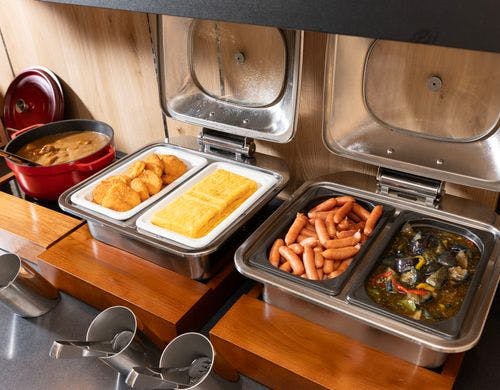 日替わりバイキングで一日の活力を