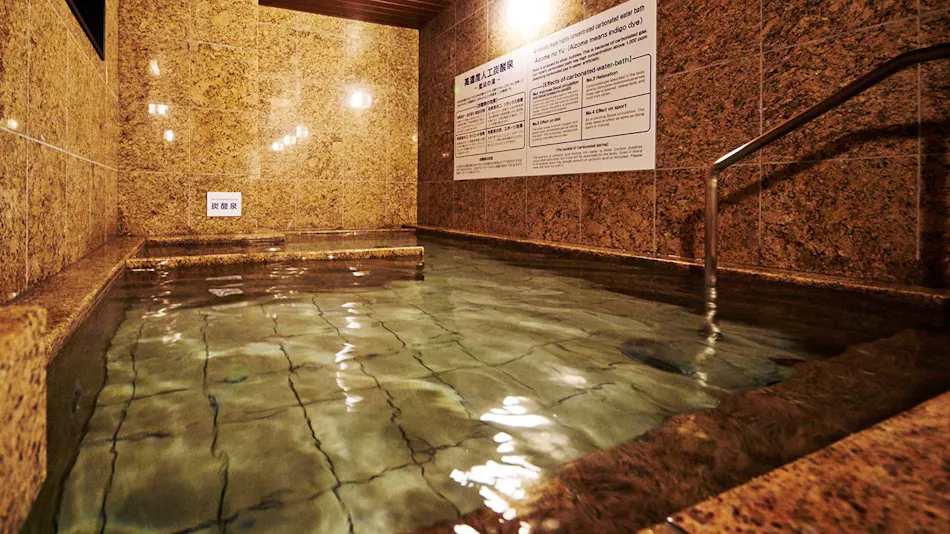 High Concentration Carbonated Spring Aizome no Yu Super Hotel Akihabara Suehirocho