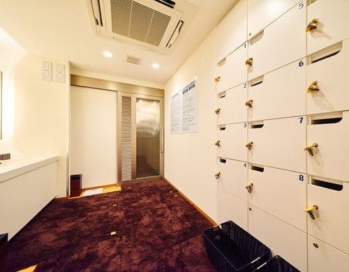 鍵付きロッカーで安心