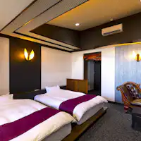 【ชั้น 2 อาคารหลัก】ห้องสไตล์ตะวันตกพร้อมอ่างอาบน้ำกึ่งกลางแจ้ง 【Ichifusa】