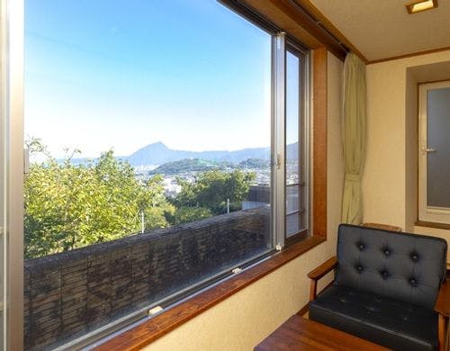 眺めのいい半露天付和室【霧島】