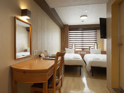 ◆ห้องมาตรฐานเตียงคู่◆15ตารางเมตร