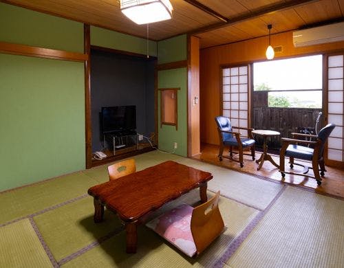 露天風呂付き客室(8畳)別府湾湯煙ビュー