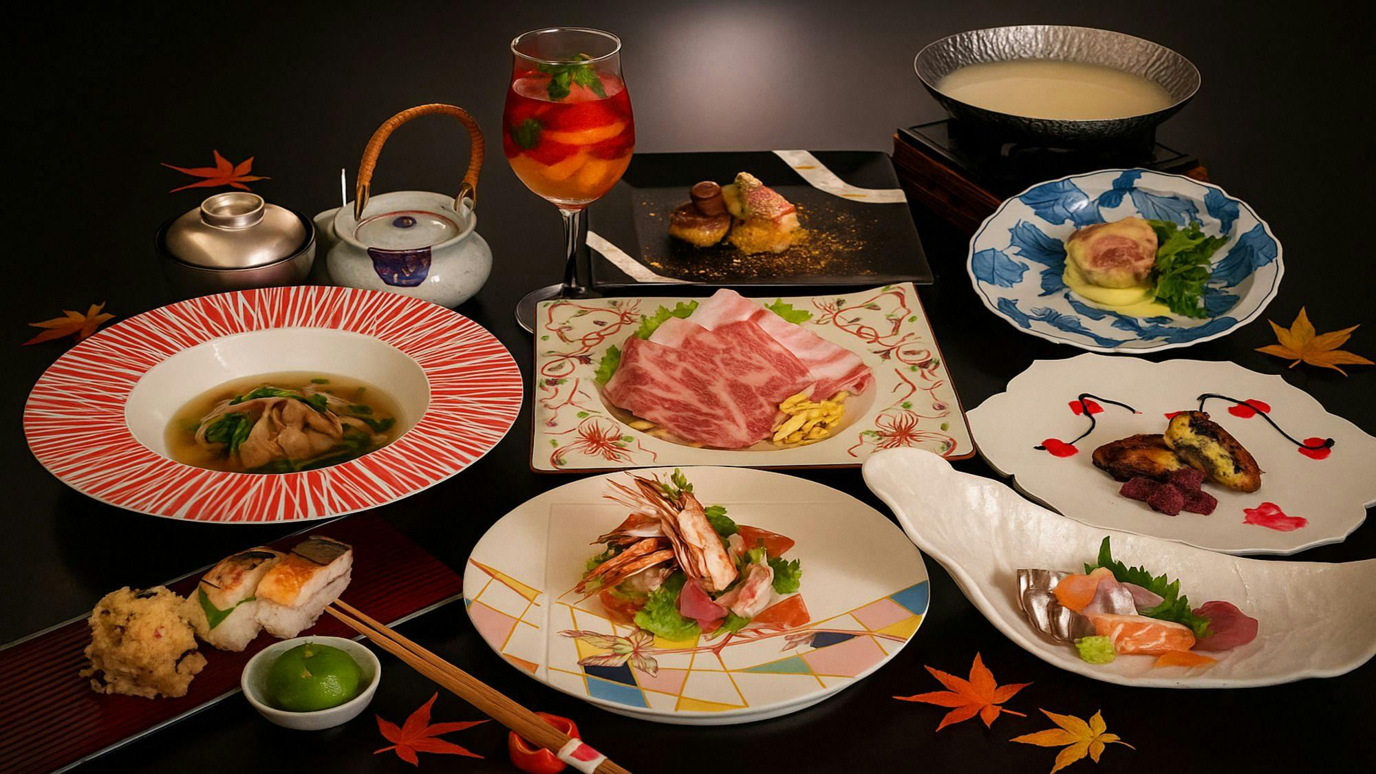 創作懷石（示意圖）