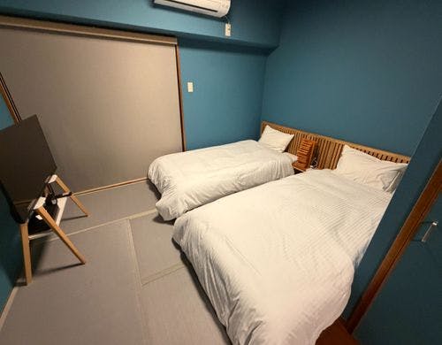 ツインルーム20平米・キッチン付き