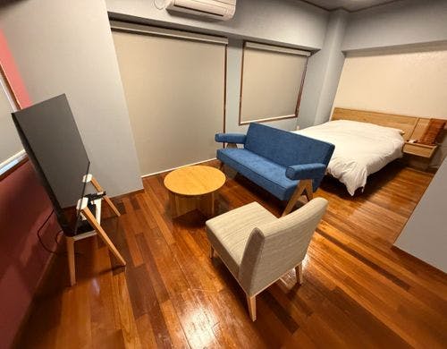 ダブルルーム30平米・キッチン付き