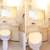 ห้องเดี่ยว ห้องน้ำ