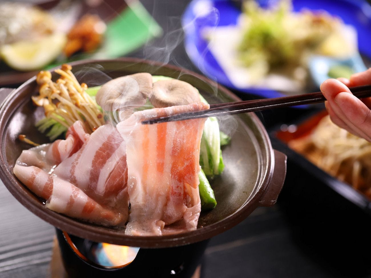 Contoh Makan Malam【Daging Babi SPF Hakuba Shinshu】