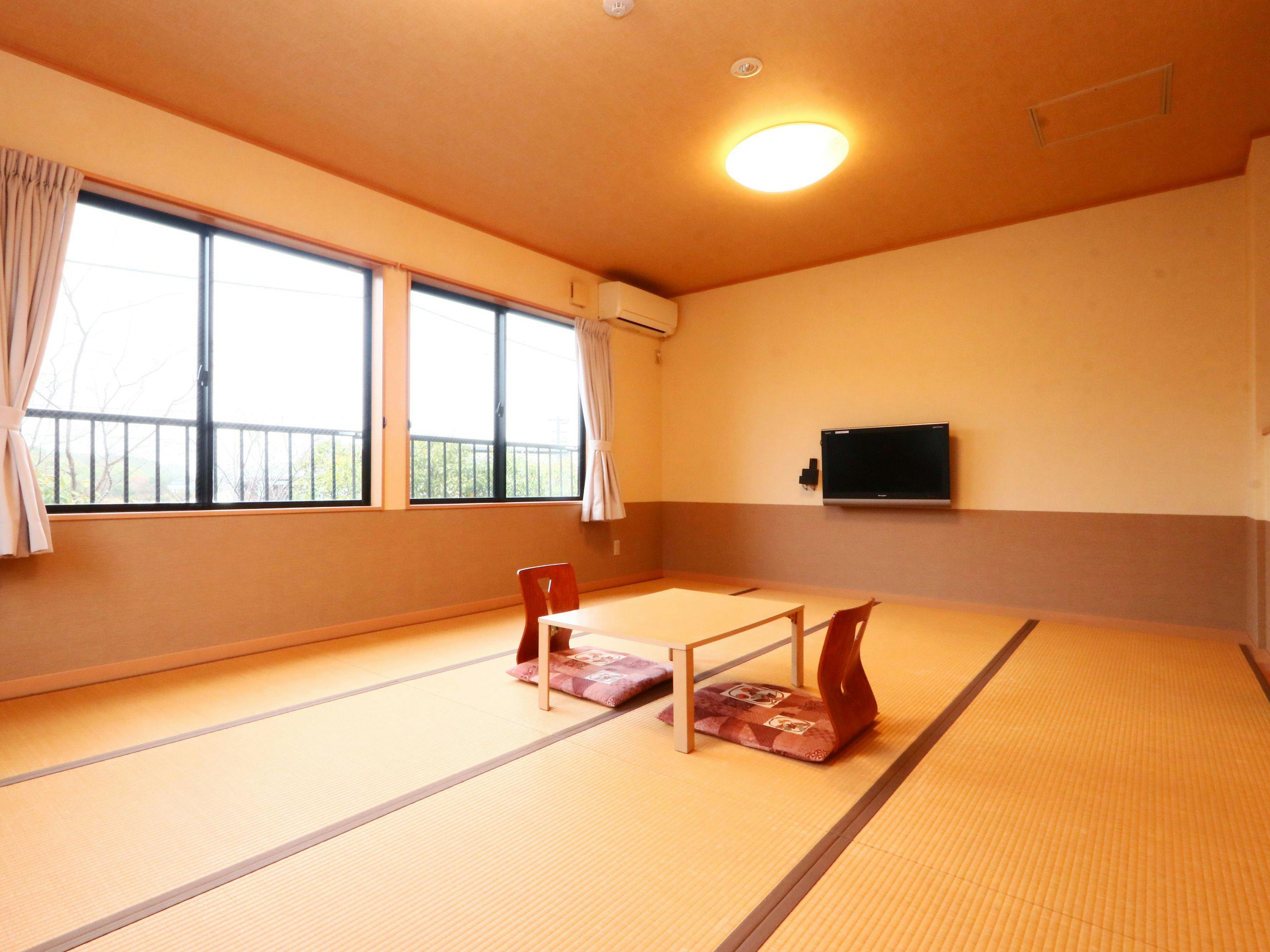 อาคารใหม่ 12 เสื่อทาทามิ◆ห้องพักสไตล์ญี่ปุ่นสำหรับสูงสุด 5 ท่าน + พร้อมอ่างล้างหน้า.