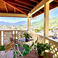 발코니에서의 전망