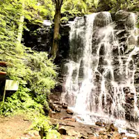 근처 어머니의 하얀 폭포