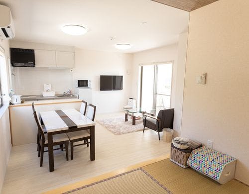 ・キッチンとダイニングルーム