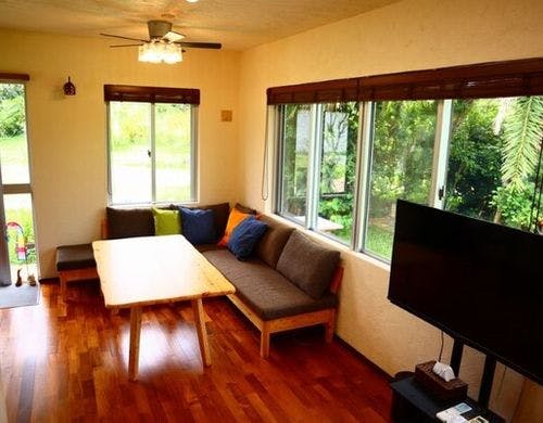 一難近い天然ビーチ