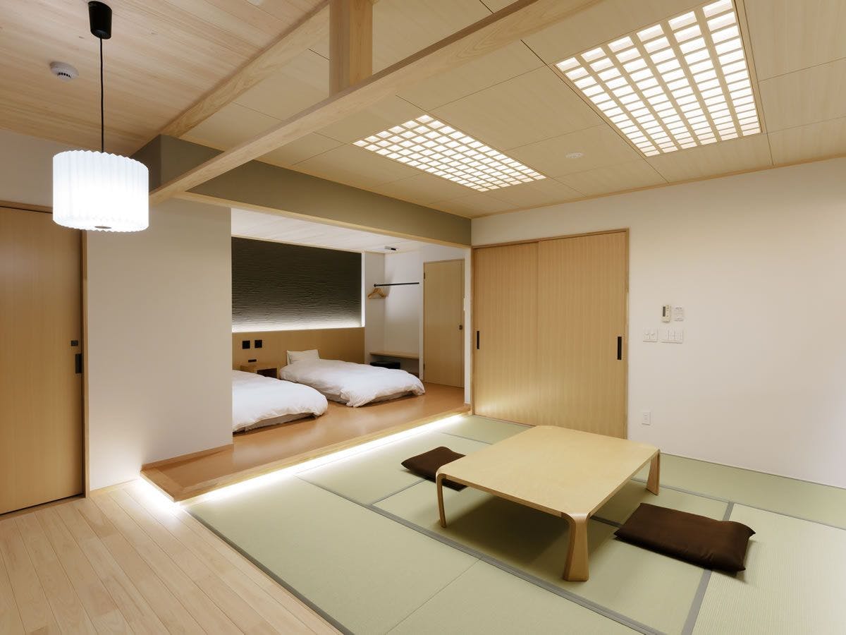 Kamar dengan pemandian terbuka yang diperbarui, 6 tatami + TB B