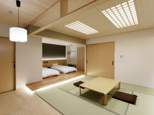 Kamar dengan pemandian terbuka yang diperbarui, 6 tatami + TB B